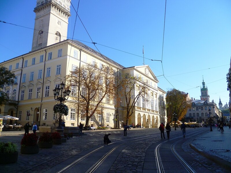 Украина, Львов – ратуша (Ukraine, Lviv - Town Hall).