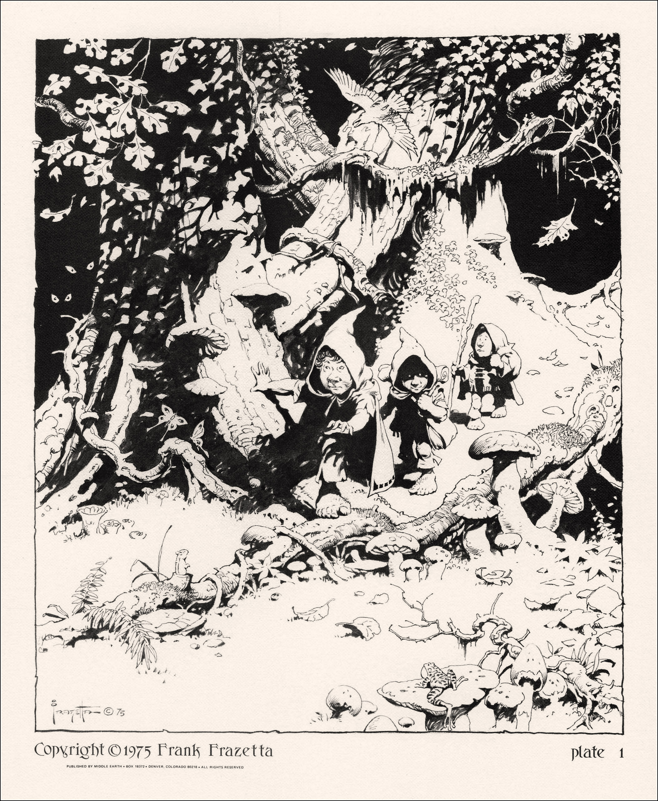 Book Graphics: Frank Frazetta. Lord of the Rings Portfolio.