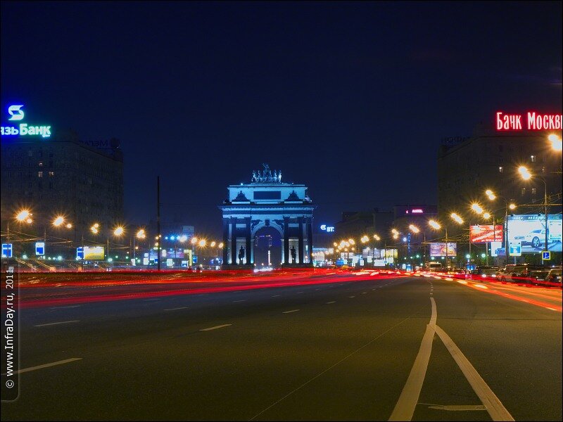 Ночная Москва, фотография ночной Москвы