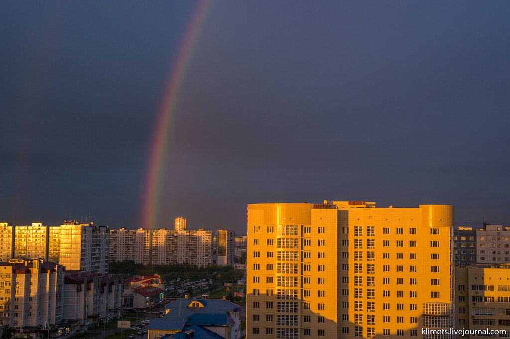 Пятничная радуга над Нижневартовском