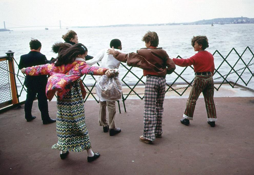 30. Школьная экскурсия на пароме Статен-Айленд Ферри, июнь 1973.