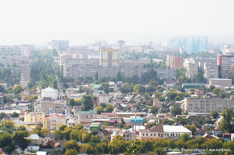 Вид на Саратов, район аэропорта,15 сентября 2014 года