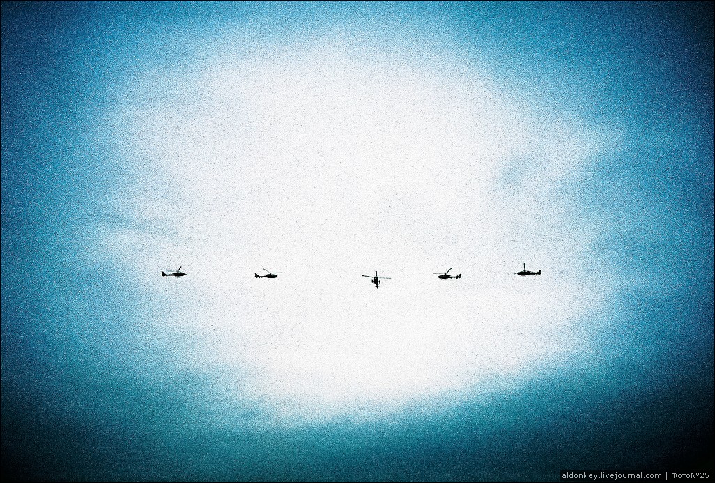5 helicopters