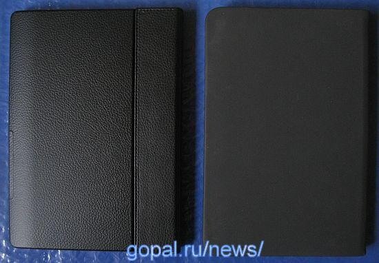 Sony PRS-900 Daily Edition и B&N Nook 3G в фирменных обложках - вид сзади