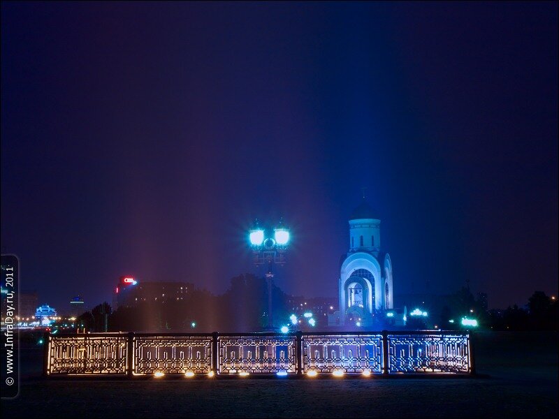 Ночная Москва, фотография ночной Москвы