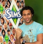 Корбин играет в Sims 3