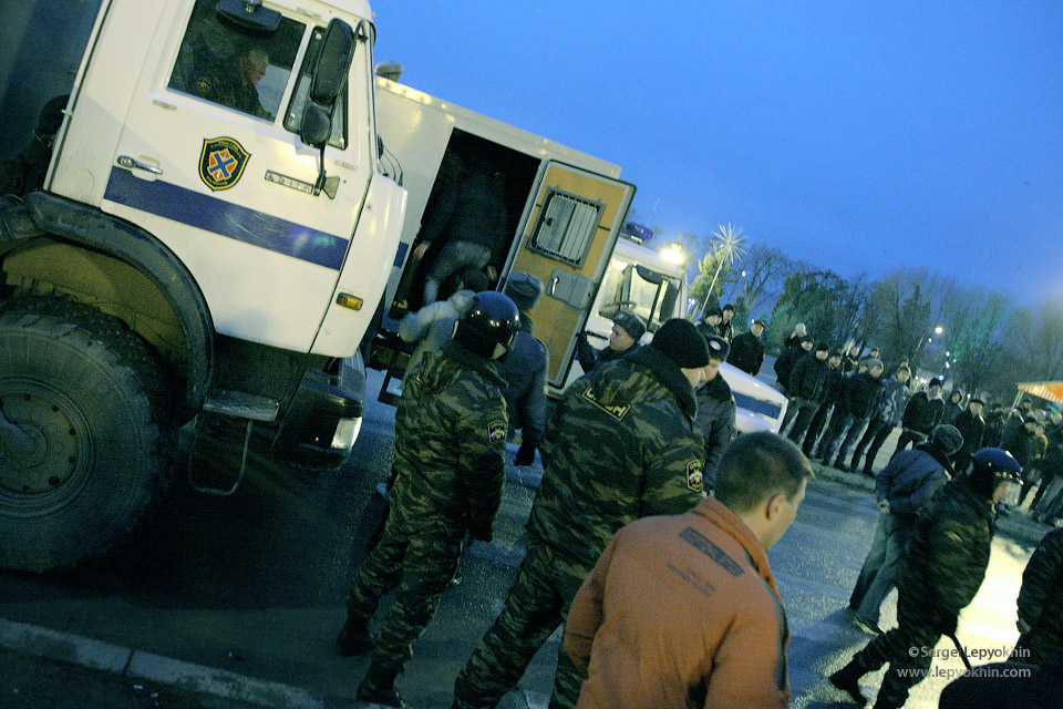 Акция «Стоп кавказский террор!» в Волгограде, 18 декабря