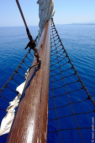 греция, крит, пиратский корабль