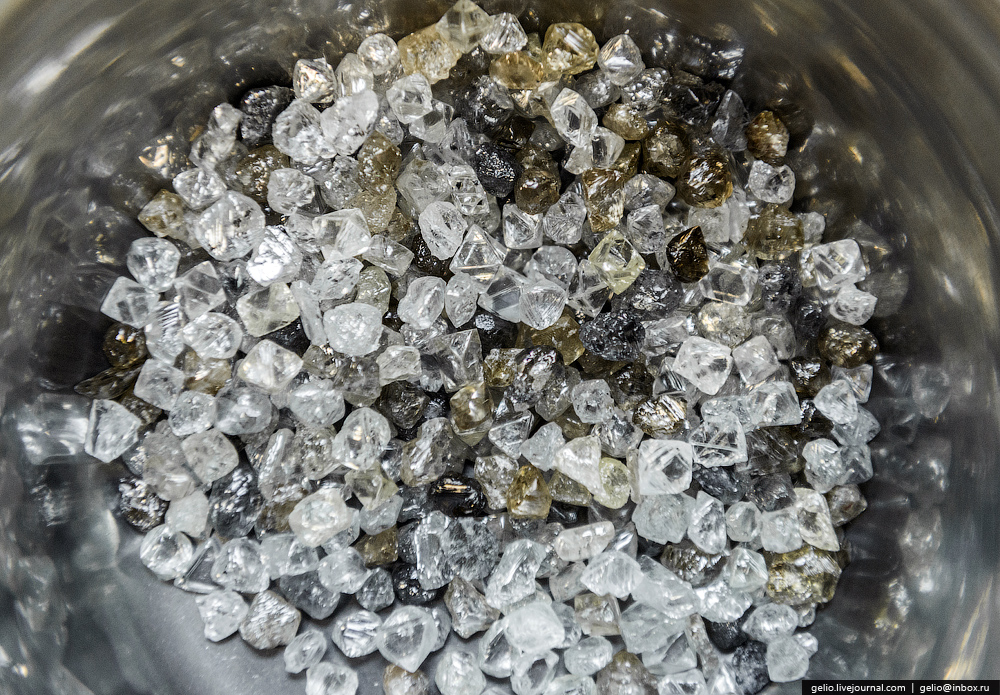 Как добывают и обрабатывают алмазы. Мирнинский и Нюрбинский ГОК