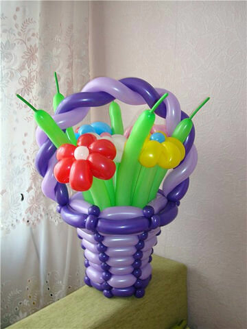 Подарок из шаров на день рождения фото
