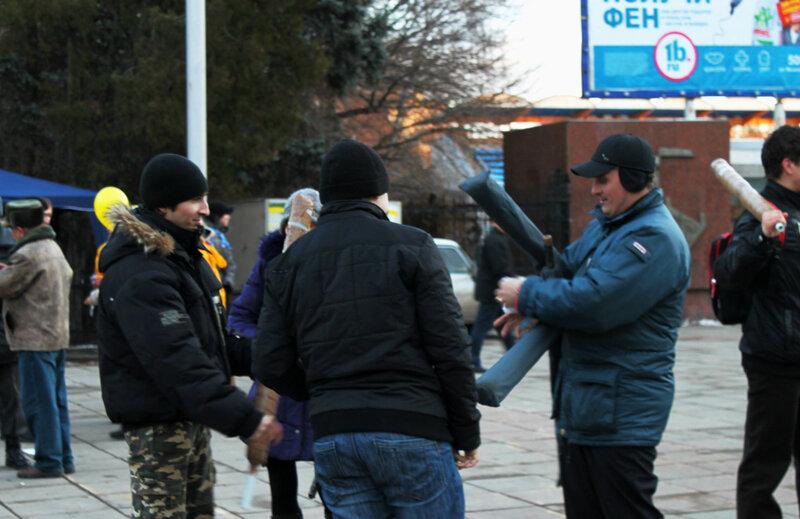 День отказа от курения! Саратов, площадь Кирова, 18 ноября 2011 года