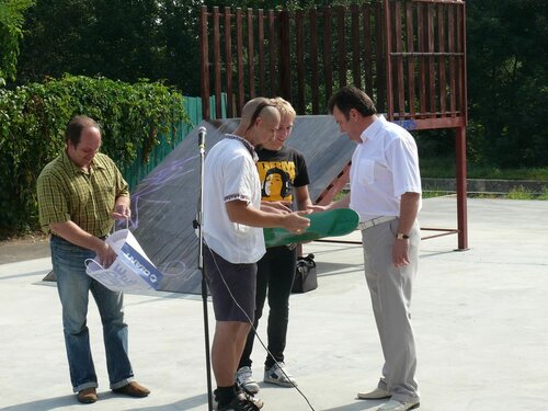 Открытие скейт-парка в городе Хмельницком