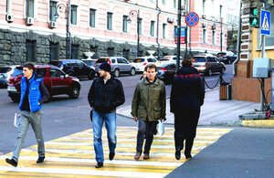 Говорящий светофор во Владивостоке