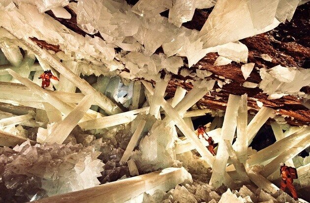 Пещера кристаллов (Cueva de los Cristales). Найка, Мексика