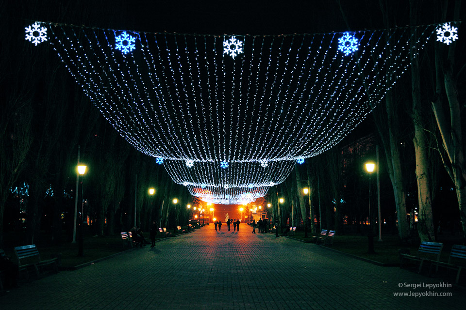 Предновогодний Волгоград. Новый год, 2011.