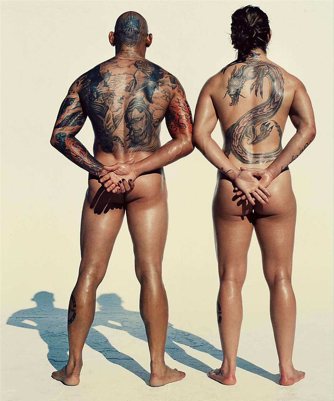 Эвангелиста и Кристиана Сантос / Evangelista and Cristiane Santos - ESPN Magazine Body Issue 18 october 2010