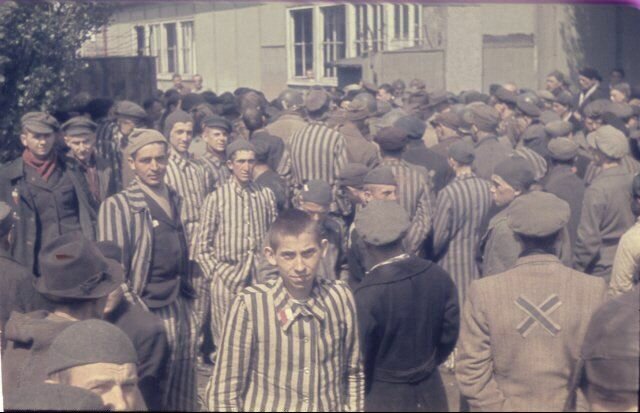 Цветные фотографии из освобождённого Дахау. Май 1945 г