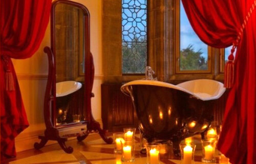 Романтический дизайн ванной комнаты