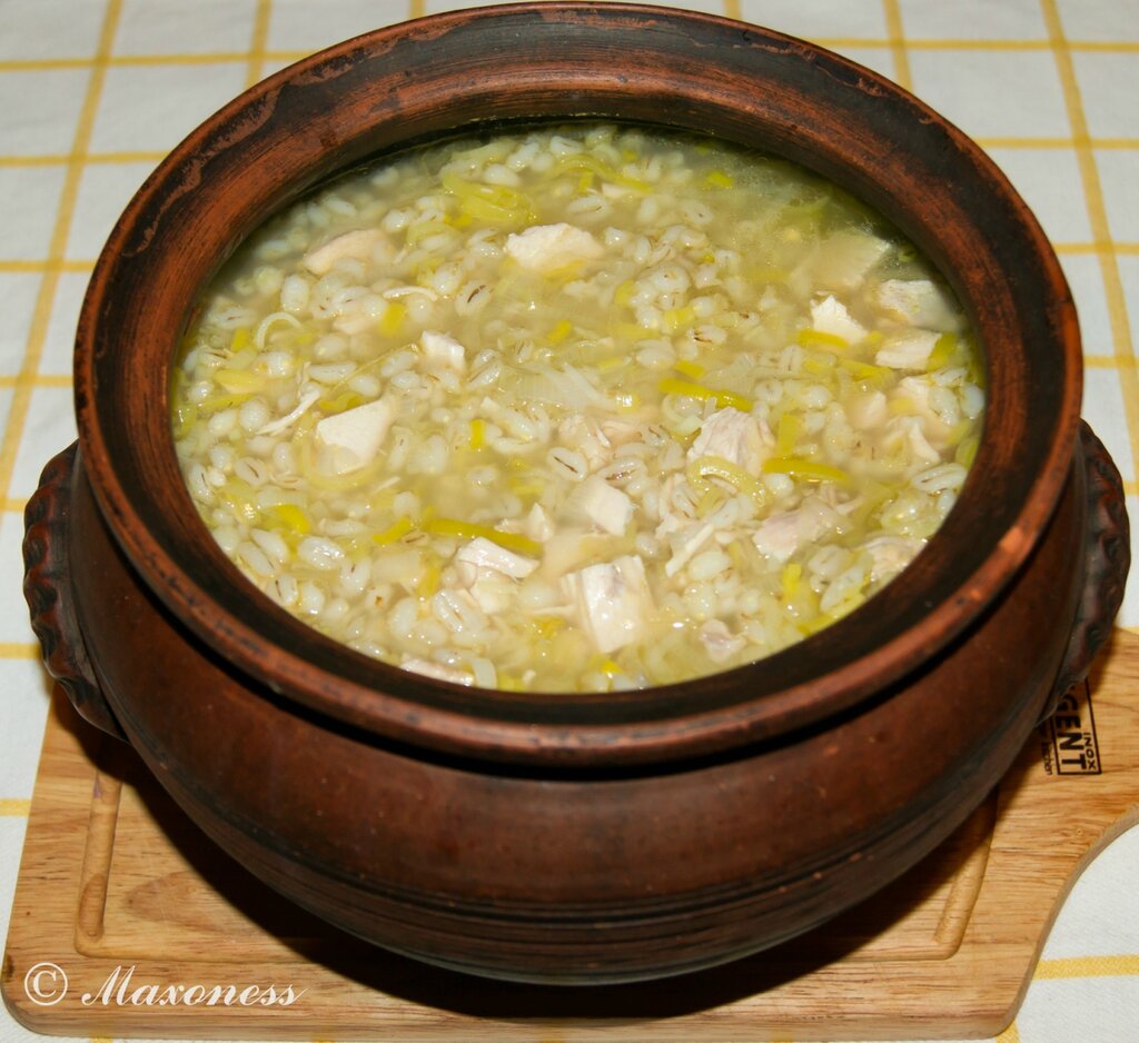 Суп с перловой крупой рецепт