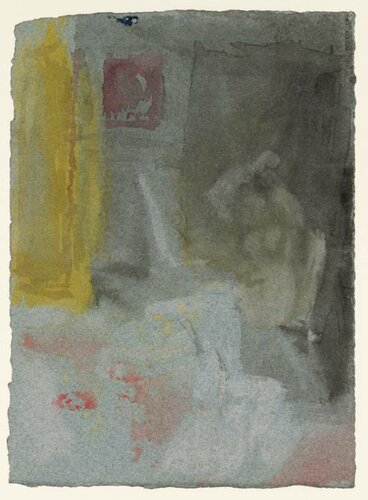 A Bedroom with a Female Nude 1827 by Joseph Mallord William Turner 1775-1851