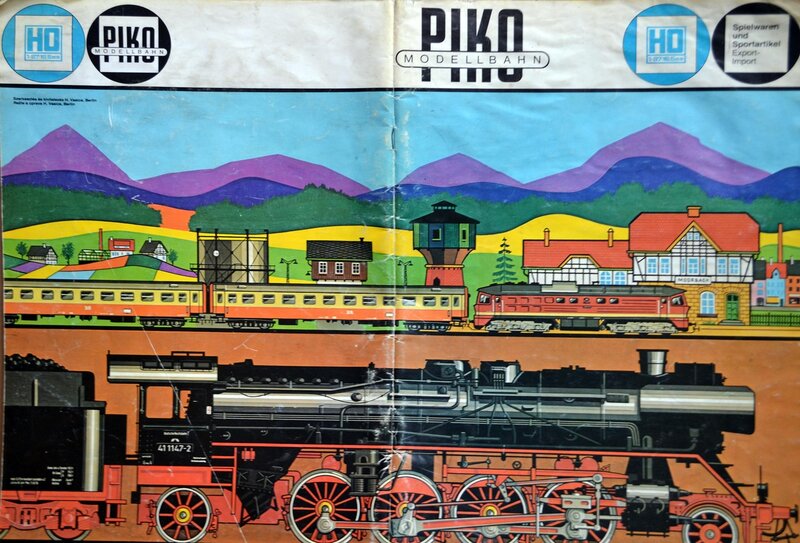 Любимые игрушки детства: каталог железной дороги из ГДР 