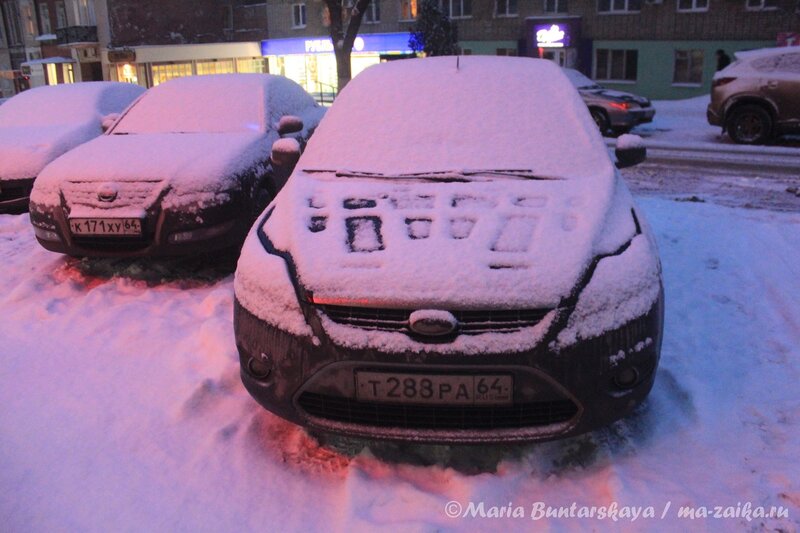 Похоже что зима остаётся, Саратов, 04 марта 2013 года