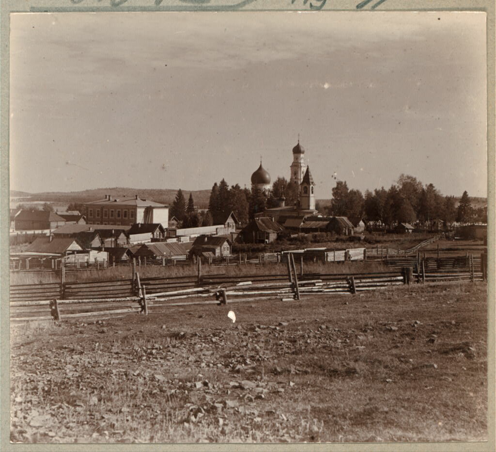 Кладбищенская церковь в Кушве. 1909
