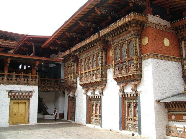 Монастырь Пунакха Дзонг. Бутан