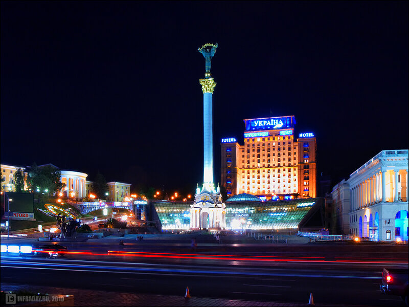 Ночной Киев, фотография ночного Киева