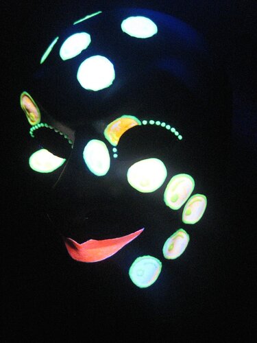 Флуоресцентная маска