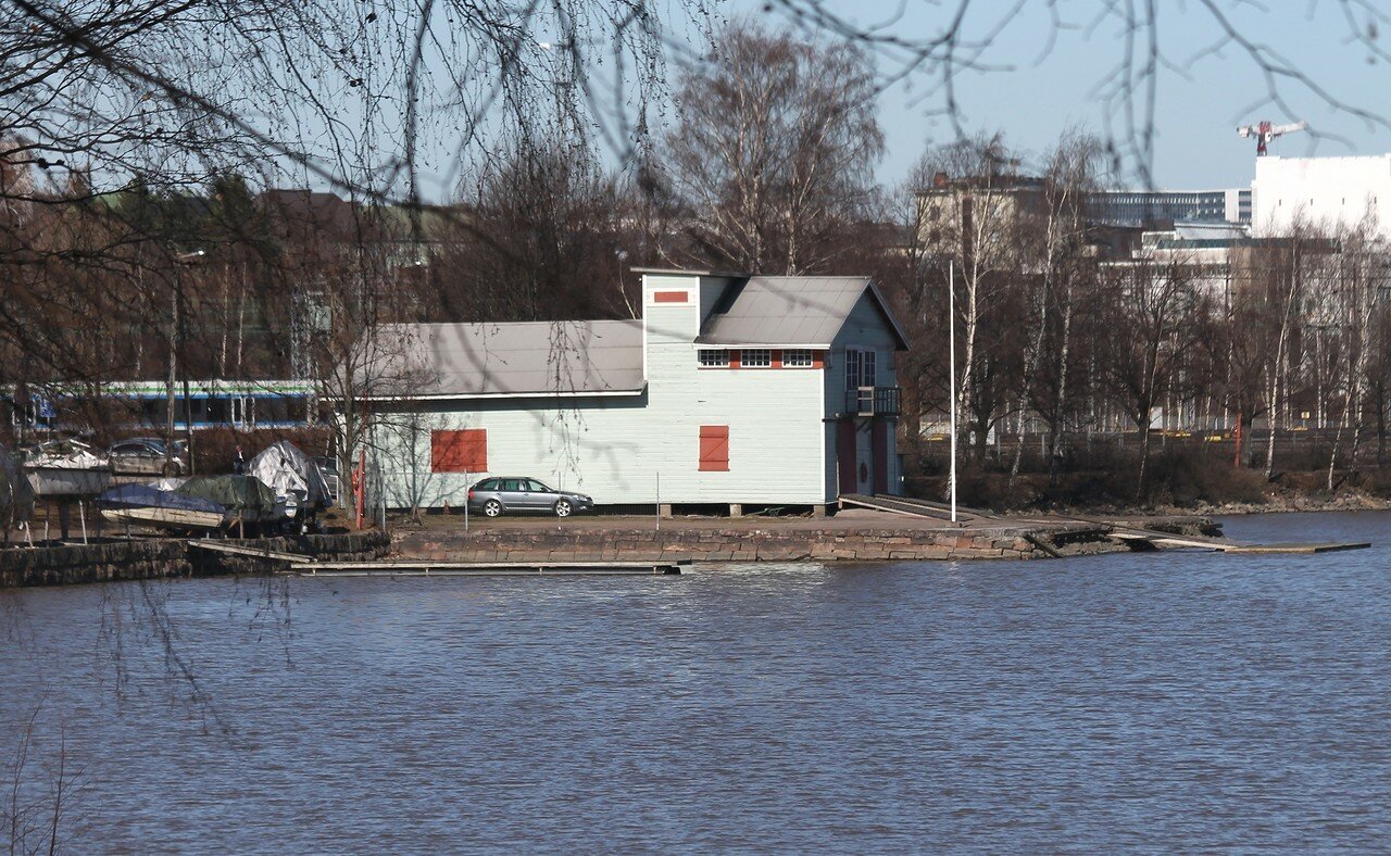 Хельсинки. Озеро Кайсаниеменлахти (Kaisaniemenlahti). Гребной клуб