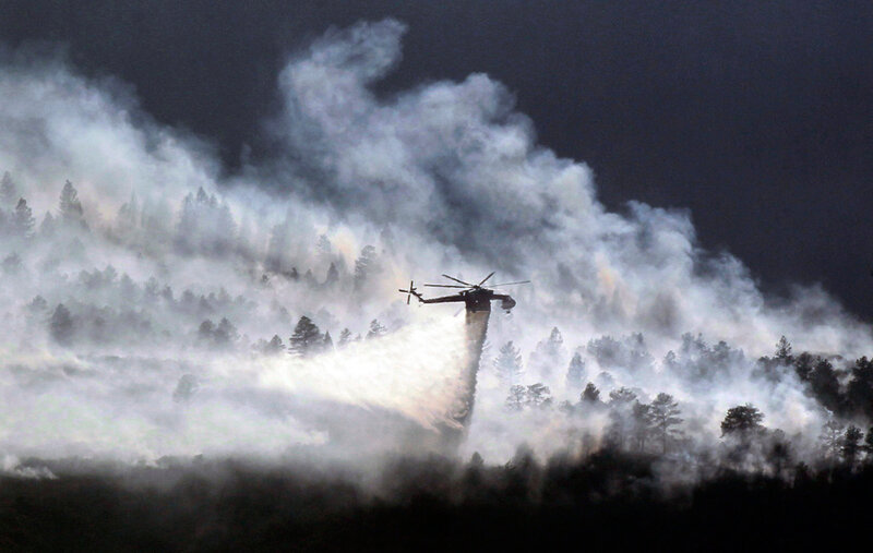 Пожары в западной части США (Wildfires in western US), Waldo Каньон, 27 июня 2012 года.
