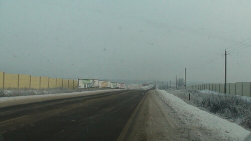 Вид от КПП Новорижского в сторону деревни Покровское