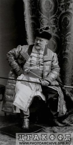 Гофмейстер А.С.Танеев в костюме боярина XVII века.