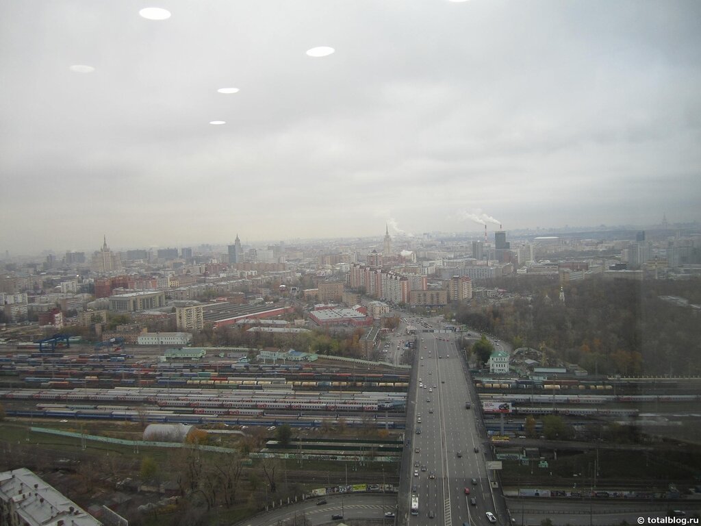 Вид на Москву с Nordstar Tower