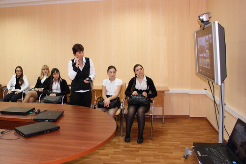 Фото 6. В гимназии прошла очередная всероссийская видеоконференция по вопросам образования