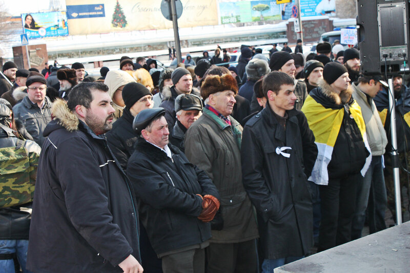 Митинг 'За честные выборы' на площади у консерватории, Саратов, 09 марта 2012 года