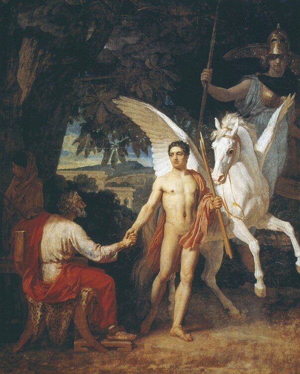Bellerophon is sent to the campaign against the Chimera 1829 by Ivanov A.A.(1806-1858)