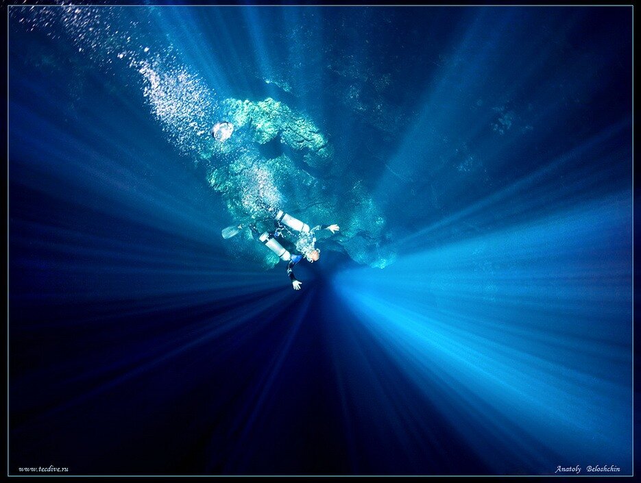 Подводные пещеры