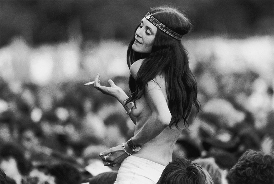 Роковые девушки фестиваля “Вудсток” 1969 года (14 фото)