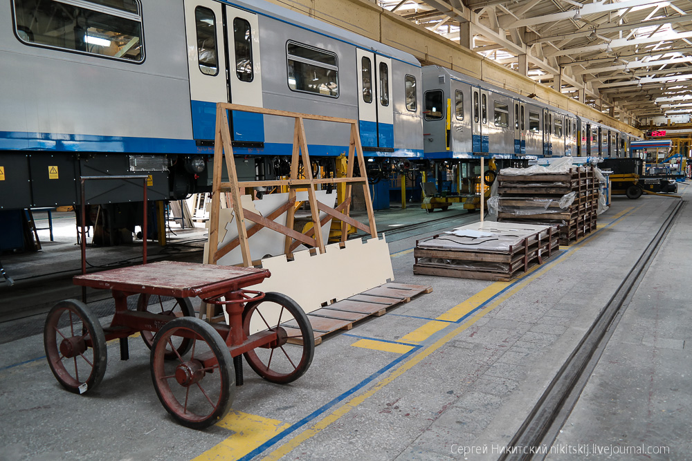 Как делают вагоны для московского метро 