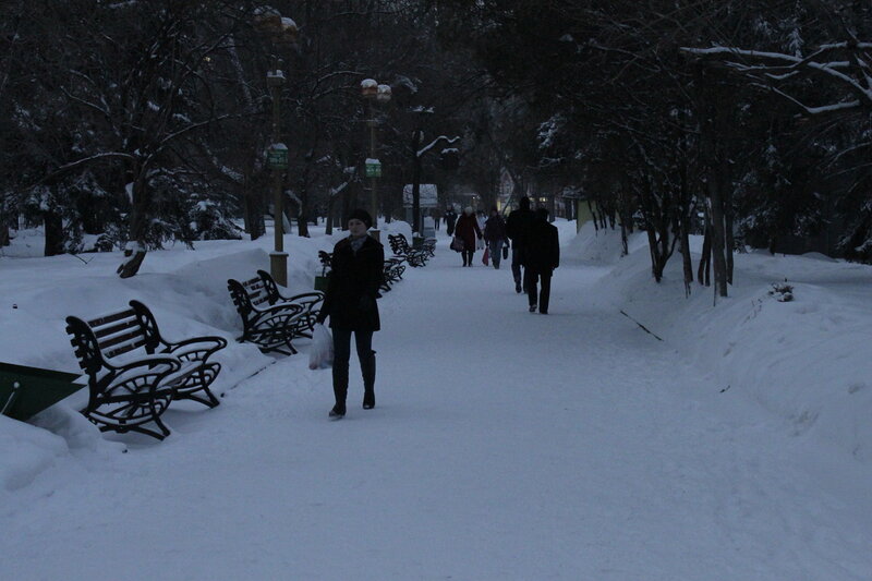 Парк 'Липки', Саратов, 13 марта 2012 года