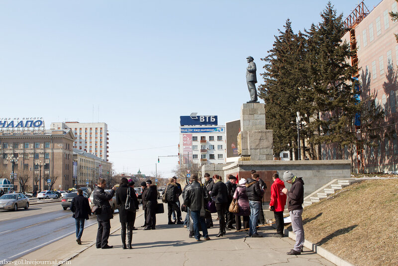 Митинг в Хабаровске - 24.03.12 Коммунисты 