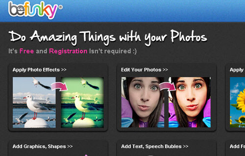 BeFunky - онлайн-сервис обработки фотографий