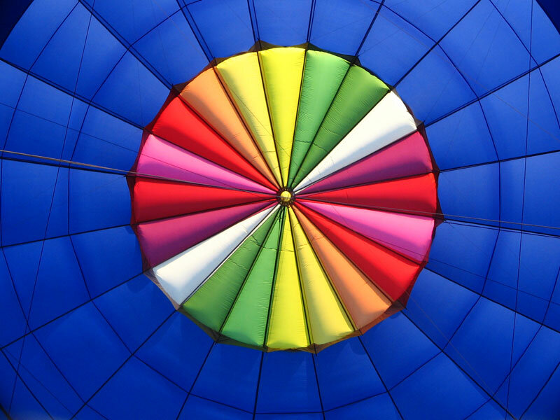 inside hot air balloon by Uwe Werner