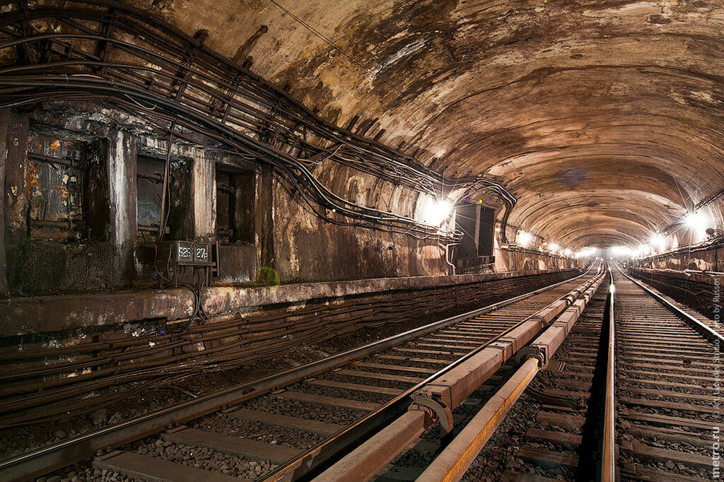Первый, самый старый тоннель московского метро