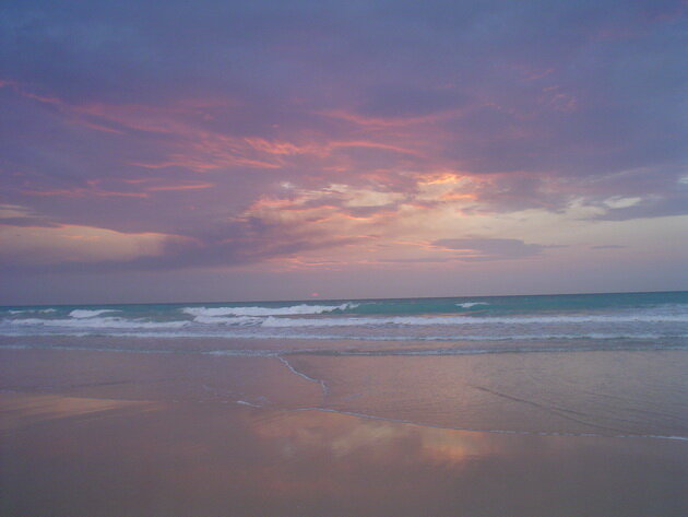 Пляж Кейбл Бич (Cable Beach). Австралия
