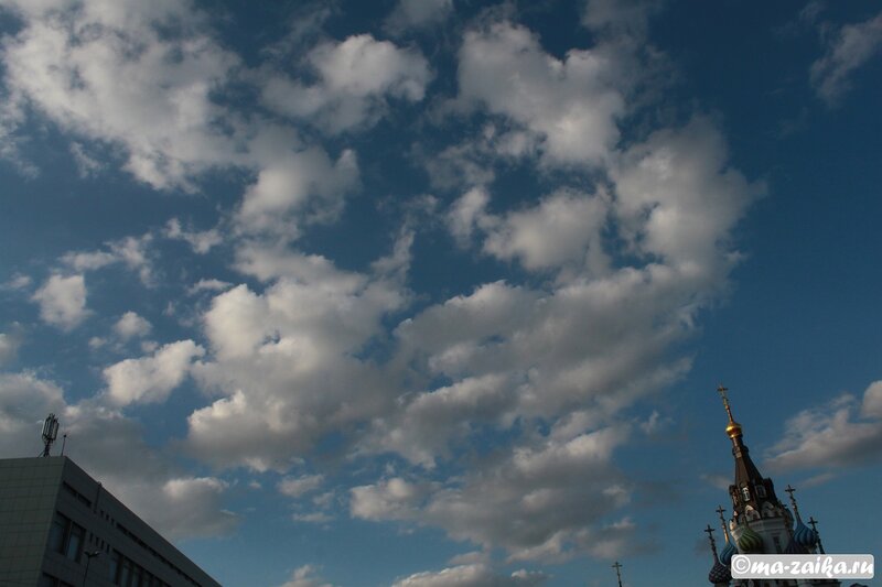 Небо над городом, Саратов, 16 ма 2012 года