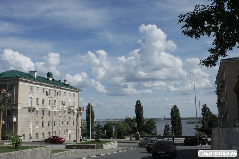 Облака над Волгой, Саратов, 30 мая 2012 года