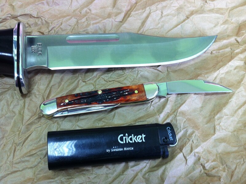 Очередной нож Buck 119BKS+опять Case. 